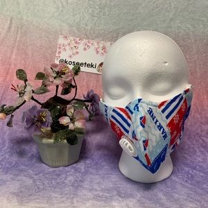 Facemask Printed w/ valve